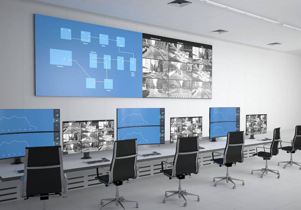 Mur d'Images LED & Salle de Supervision Opérationnelle NOC / SOC NUMERIC TECHNOLOGIE