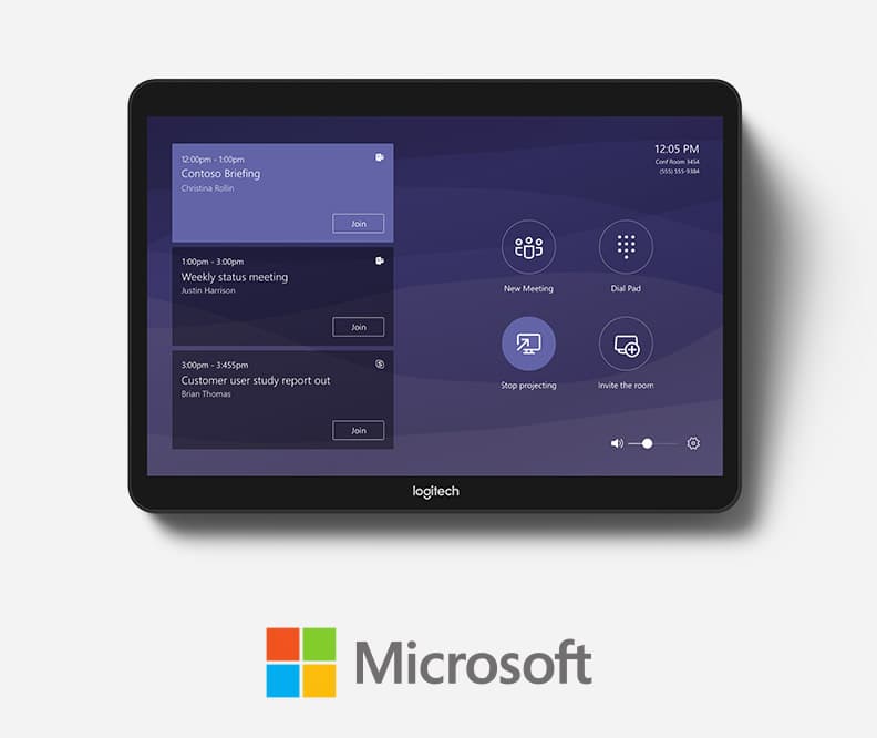 Console de Contrôle Tactile Logitech Tap IP pour Salles Visio