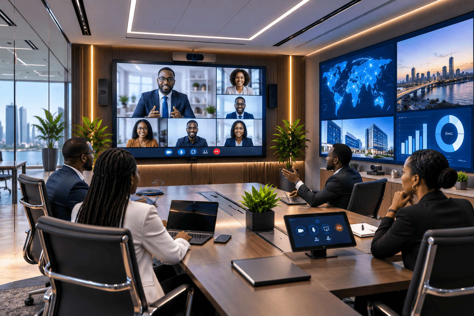 Salles de réunion connectées et solutions audiovisuelles