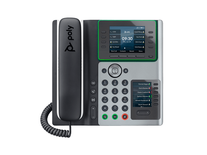 Poste Téléphonique IP Poly Edge E450 avec Bluetooth & Wi-Fi